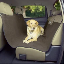 Подстилка Bergan Deluxe Microfiber Auto Seat Protector для собак, в автомобиль, на заднее сидение, бежевая