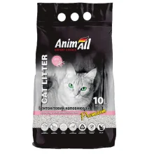 Бентонитовый наполнитель AnimAll Premium Baby Powder с ароматом детской пудры, для кошек, 10 л