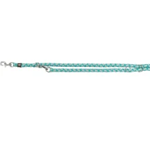 Поводок-перестёжка Trixie Cavo Reflect Adjustable Lead для собак, светоотражающий, размер L-XL, 2 м/18 мм, океан