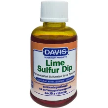 Средство Davis Lime Sulfur Dip антимикробное и антипаразитарное, для собак и котов, концентрат, 50 мл