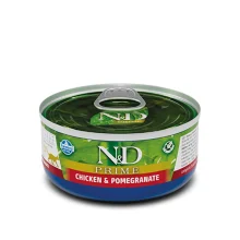 Влажный корм Farmina N&D Grain Free Prime Chicken Adult для кошек, беззерновой, с курицей и гранатом 70 г