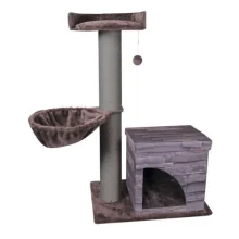 Когтеточка Flamingo Villa Scratch Pole домик, для котов, 60×45×100 см