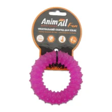 Игрушка AnimAll Fun кольцо с шипами, фиолетовый, 9 см