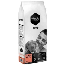 Сухой корм Amity Premium Salmon&Rice для взрослых собак всех пород, с лососем и рисом, 15 кг