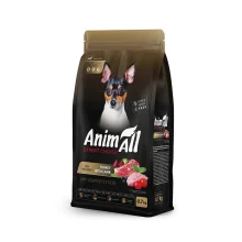 Сухой корм AnimAll для взрослых собак малых пород, со свежей индейкой и ягненком, 700 г