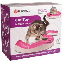 Игрушка интерактивная Flamingo Moggy Tunnel, для кошек, 39×39×7.7 см