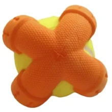 Игрушка AnimAll GrizZzly для собак, теннисный мяч, желто-оранжевый, 11.2 см