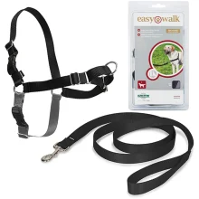 Шлея Premier Easy Walk антирывок, для собак, размер L, черная