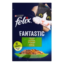 Влажный корм Purina Felix Fantastic для кошек, с кроликом, 85 г