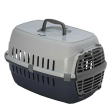 Переноска Moderna Road Runner 1 для собак и кошек до 5 кг, пластик, черничная, 51×31×34 см