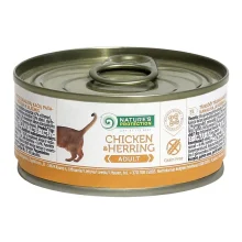 Консерва Natures Protection Adult Chicken&Herring для взрослых кошек, 100 г