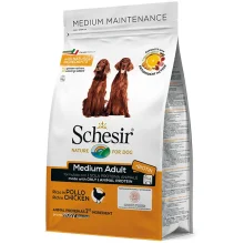 Сухой корм Schesir Dog Medium Adult Chicken с курицей, монопротеиновый, для собак средних пород, 3 кг