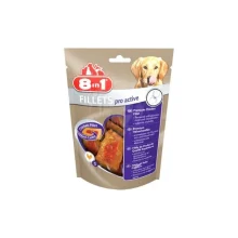Лакомство для собак 8in1 куриное филе, S, для улучшения активности, 80 г