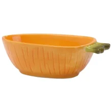 Керамическая миска Pet Pro Морковка для кроликов и морских свинок, 15×8×5 см