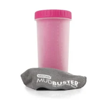 Лапомойка Dexas MudBuste большая, розовая, высота 22 см, диаметр 12 см