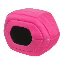 Лежак AiryVest для собак, нейлон, розовый, 60×29×42 см