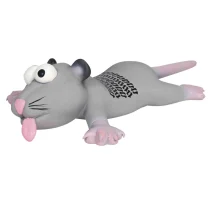 Игрушка Trixie для собак, крыса или мышь с языком, латекс, 22 см