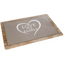 Коврик Flamingo Shabby Chic Placemat Heart под миску для собак, 43×28.5 см