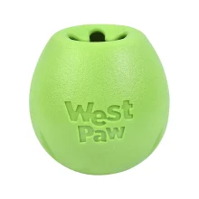 Игрушка для собак West Paw Rumbl Jungle Green, для лакомств, зелёная, 10 см