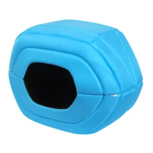 Лежак AiryVest для собак, нейлон, голубой, 55×22×34 см