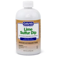 Средство Davis Lime Sulfur Dip антимикробное и антипаразитарное, для собак и котов, концентрат, 473 мл