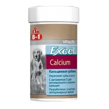 Витамины 8 in 1 Excel Calcium с кальцием для собак, 155 таблеток