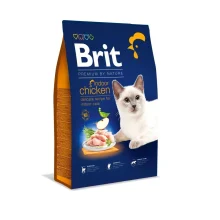 Сухой корм Brit Premium Indoor Chicken для домашних кошек, курица, 8 кг