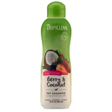 Шампунь TropiClean Berry & Coconut "Ягода и кокос" для собак и кошек, 592 мл