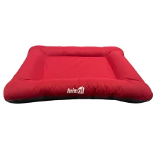 Лежанка AnimAll Super Max M HOT RED для собак и кошек, красная, 80×65 см