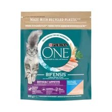 Сухий корм Purina One DA для дорослих котів з вибірковим смаком в їжі, з тріскою та фореллю, 800 г
