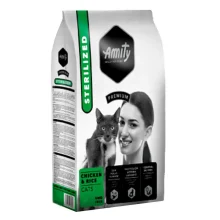 Сухой корм Amity Premium Chicken&Rice Sterilized Cats для стерилизованных кошек, с курицей и рисом, 10 кг