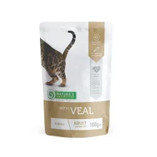 Влажный корм Natures Protection Indoor veal, для кошек живущих в помещении, с телятиной, 100 г