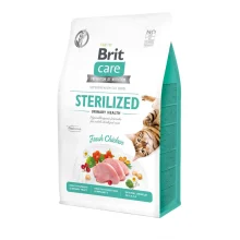 Сухой корм Brit Care Cat GF Sterilized Urinary Health, для взрослых кошек, 0.4 кг