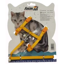 Поводок+шлея AnimAll на блистере для кота, 10х1200 мм