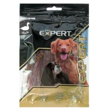 Ласощі Expert для собак, сушене качине м'ясо, смужки, 10 см, 80 г, 24 шт