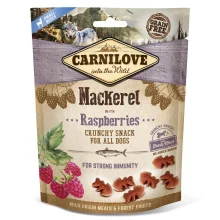 Лакомство Carnilove Dog Crunchy Snack, для собак, скумбрия, малина, 200 г