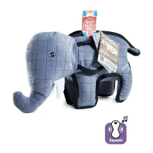 Игрушка Flamingo Strong Elephant суперпрочная, мягкая, для собак, 39х14х30 см