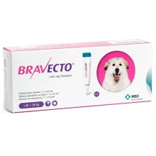 Капли Bravecto Spot On от блох и клещей для собак гигантских пород весом от 40 до 56 кг, 1 пипетка, 1400 мл