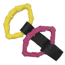 Игрушка Croci Catcher эспандер, для собак, резина, розово-желтый, 14 см