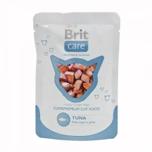 Влажный корм Brit Care Cat, для кошек, с тунцом, 80 г