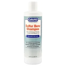 Шампунь Davis Sulfur Benz Shampoo для собак и котов с заболеваниями кожи, 355 мл
