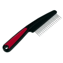 Ferplast GRO 5878 расческа для кошек и собак с вращающимися зубьями из хрома, 19,8x1,4x5,5 см