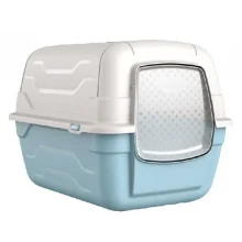 Закритий туалет Georplast RotoToilet для котів, з фільтром і лопаткою, 52×40×40 см