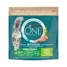 Сухий корм Purina One Indoor для дорослих котів, що живуть у приміщенні, з індичкою, 1.5 кг