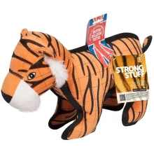 Игрушка Flamingo Strong Tiger суперпрочная, мягкая, для собак, 38х14х28 см