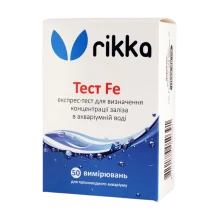 Тест Rikka Fe для определения концентрации общего железа в воде (T-101)