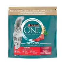Сухий корм Purina One Sterilcat для дорослих стерилізованих котів, з яловичиною та пщеницею, 1.5 кг