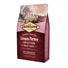 Сухой корм Carnilove Cat Kitten, для котят, с индейкой и лососем, 2 кг