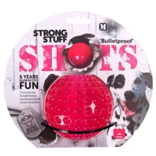 Игрушка Flamingo Shots Ball суперпрочная, для собак, резина, плавающая, 9 см