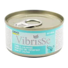 Консерва Croci Vibrisse, тунец для кошек, кальмар, 70 г